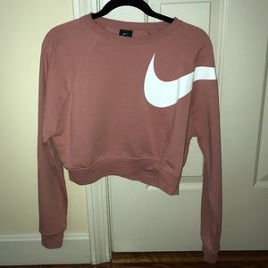 Nike Cropped Sweatshirt Pullover